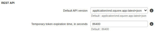 SIM defaultApiVersion auto